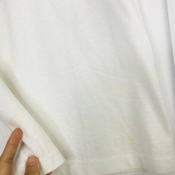 Vtg Grits Women Embroidered Girls Raised In The South Sz L Single Stitch T Shirt - Picture 3 of 10